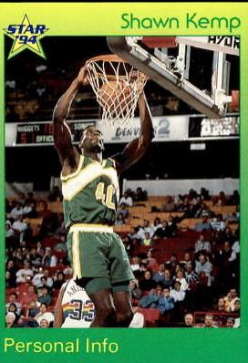 Shawn Kemp #67 1993 Star Basketball