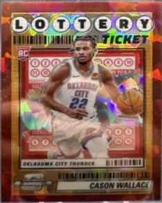 Cason Wallace [Red Cracked Ice] #10