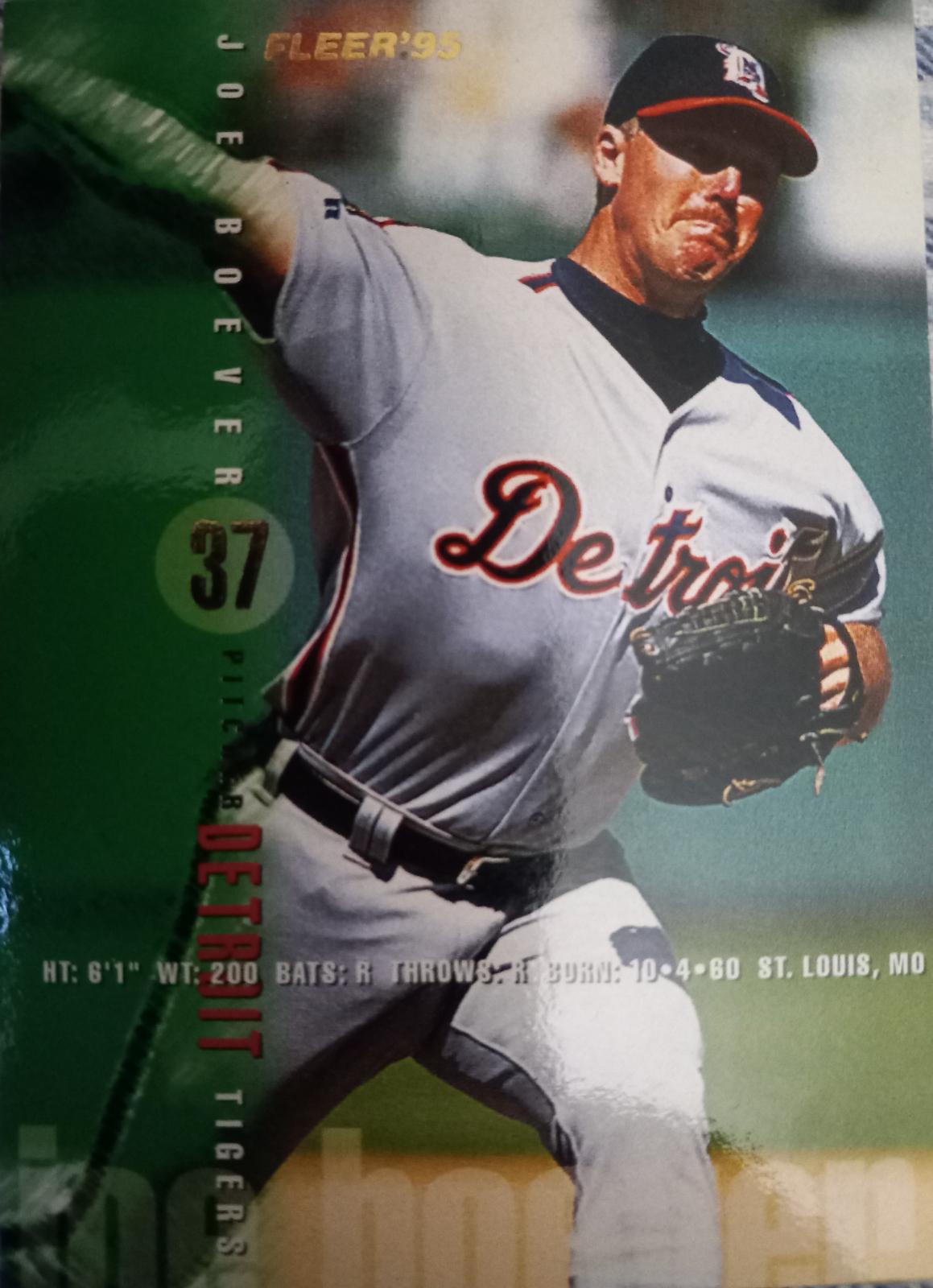 Joe Boever #45 Baseball Cards 1995 Fleer