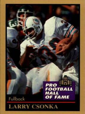 Larry Csonka #31 Football Cards 1991 Enor Pro HOF