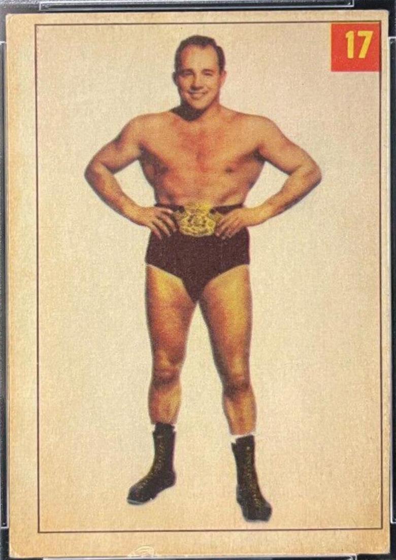 Verne Gagne #17 Wrestling Cards 1954 Parkhurst