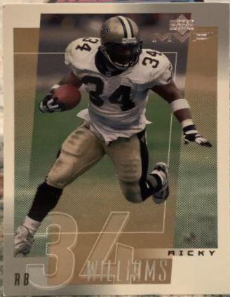 Ricky Williams #160 2001 Upper Deck MVP Football