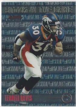 Terrell Davis #S14 Football Cards 1999 Bowman Chrome Stock in the Game