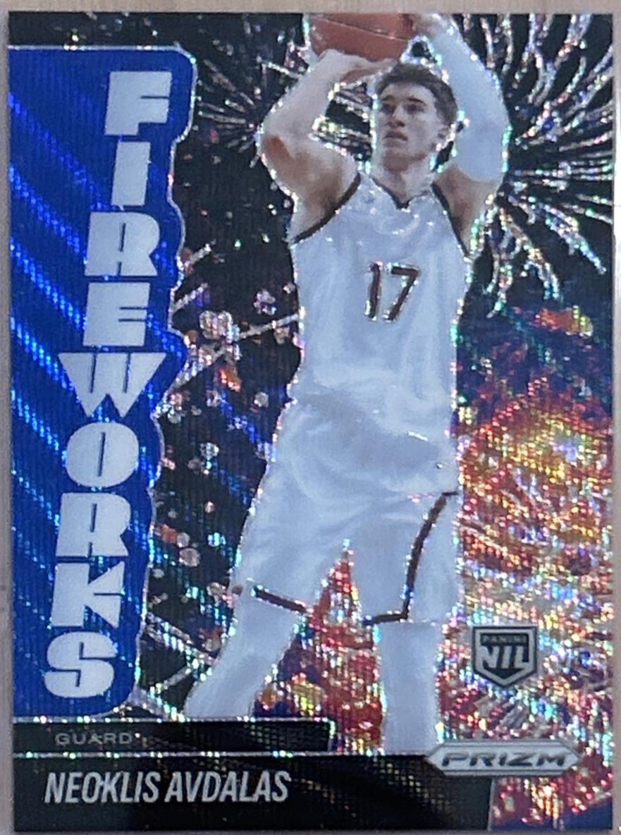 Neoklis Avdalas #24 2025-26 Panini Prizm Basketball Fireworks