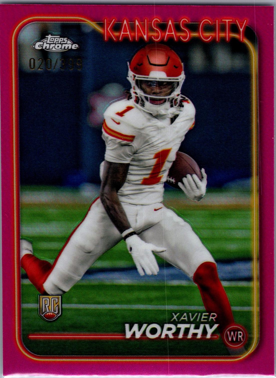 Xavier Worthy [Magenta Refractor] #208