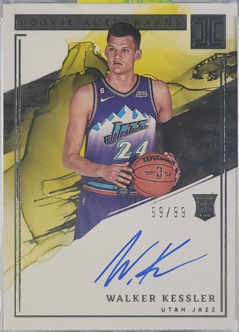 Walker Kessler #RA-WKS 2022 Panini Impeccable Rookie Autograph Basketball