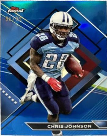 Chris Johnson [Blue Checkerboard Refractor] #241
