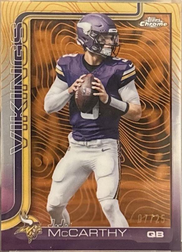 J.J. McCarthy [Orange Refractor] #199
