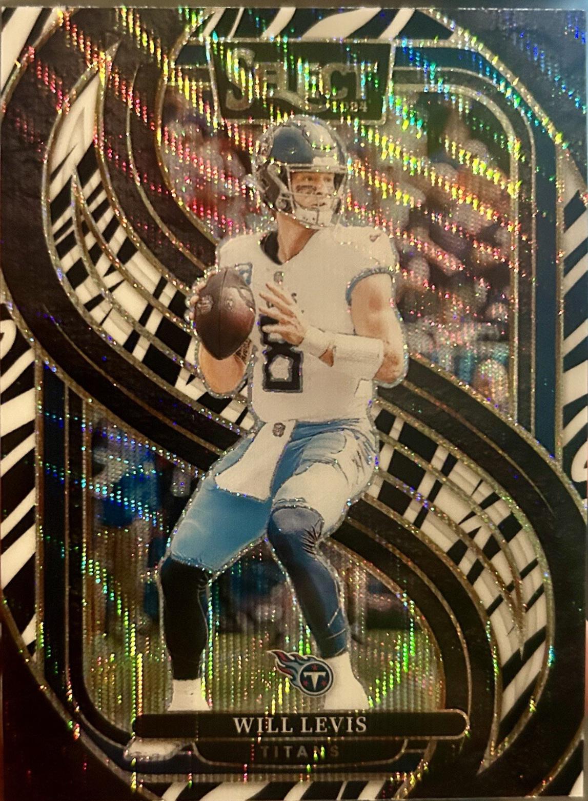 Will Levis [Zebra Prizm] #200 Prices | 2024 Panini Select