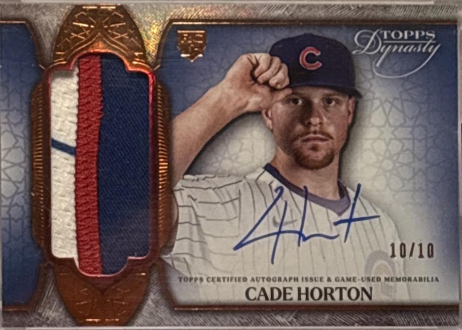Cade Horton #DAP-CH1 2025 Topps Dynasty Autograph Patch Baseball