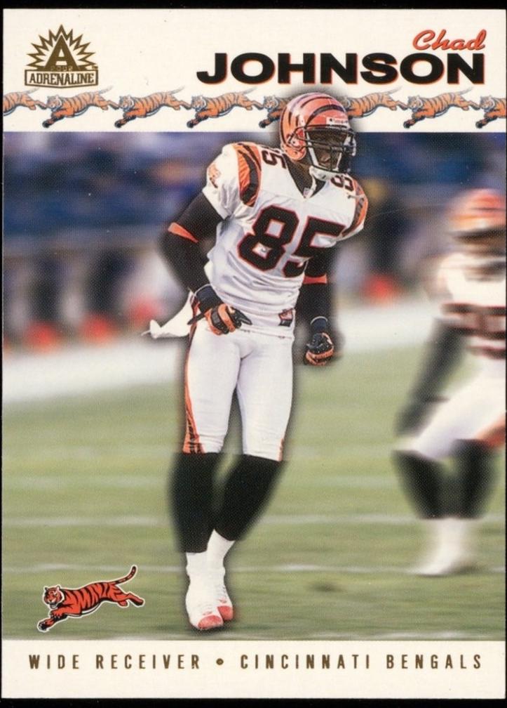 Chad Johnson #57 2002 Pacific Adrenaline Football