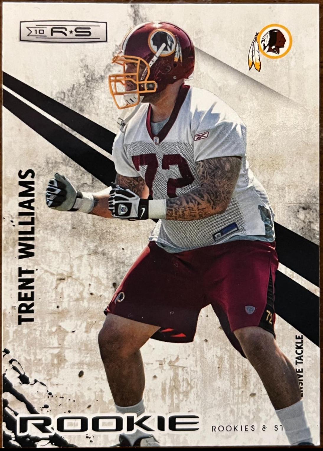 Trent Williams #247 Football Cards 2010 Panini Rookies & Stars