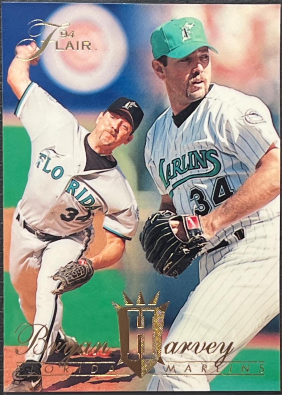 Bryan Harvey #164 Baseball Cards 1994 Flair