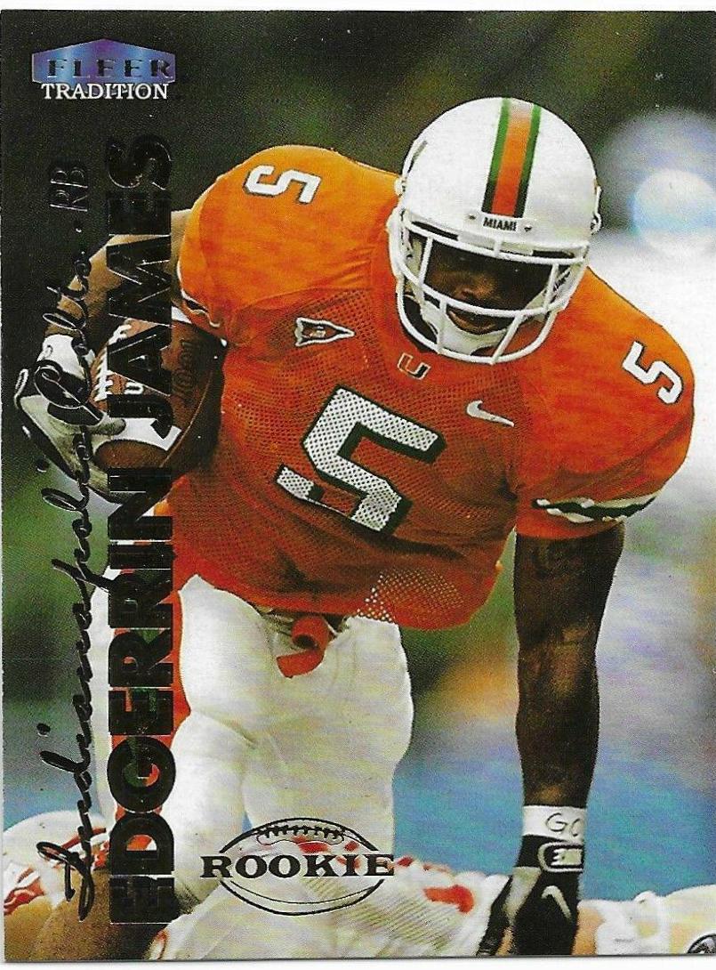 Edgerrin James #277 Football Cards 1999 Fleer