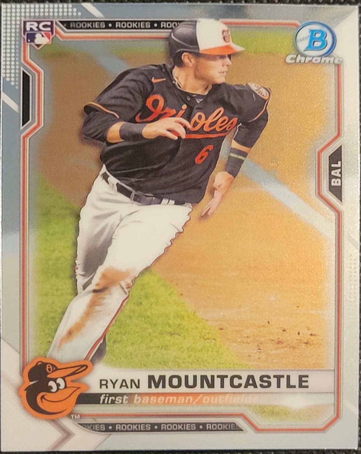 Ryan Mountcastle #64 Baseball Cards 2021 Bowman Chrome