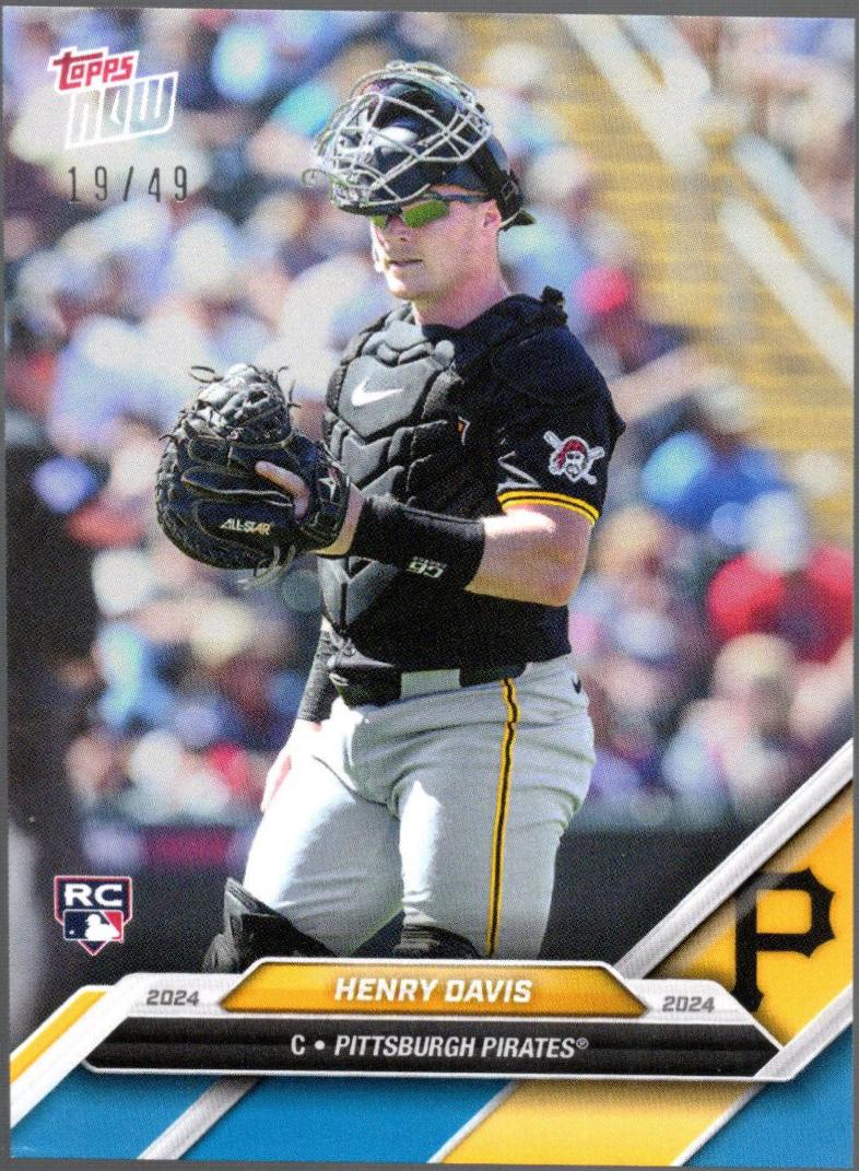 Henry Davis #OD-240 2024 Topps Now Road To Opening Day Baseball
