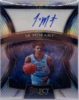 Ja Morant #RS-JMT 2019-20 Panini Select Basketball Rookie Signatures