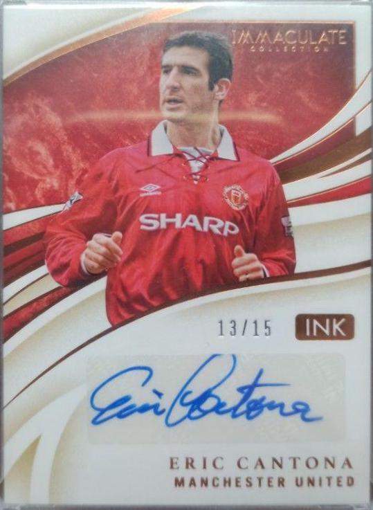 Eric Cantona #I-ECA 2020 Panini Immaculate Collection Ink Soccer
