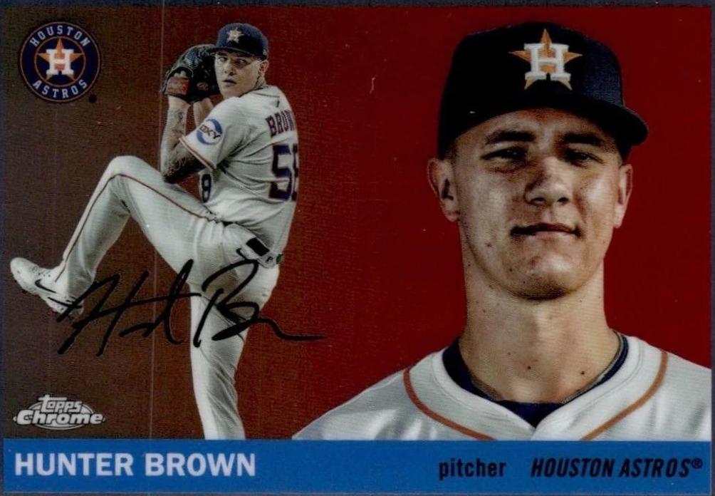 Hunter Brown #184 2025 Topps Chrome Platinum Baseball