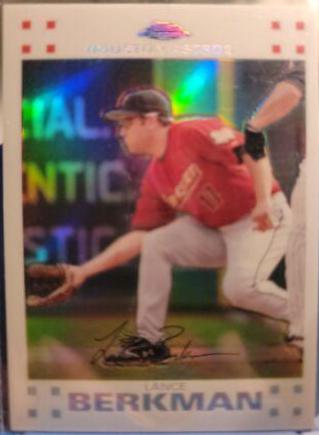 Lance Berkman [Red Refractor] #249