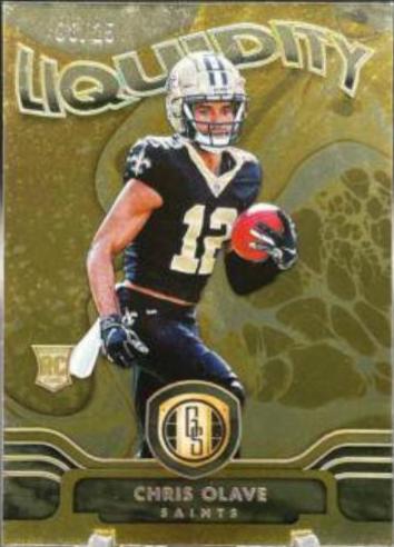 Chris Olave #LIQ-3 Football Cards 2022 Panini Gold Standard Liquidity