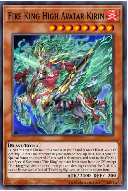 Fire King High Avatar Kirin [Platinum Secret Rare] RA05-EN032