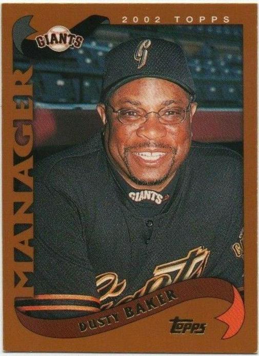 Dusty Baker #290 2002 Topps Baseball