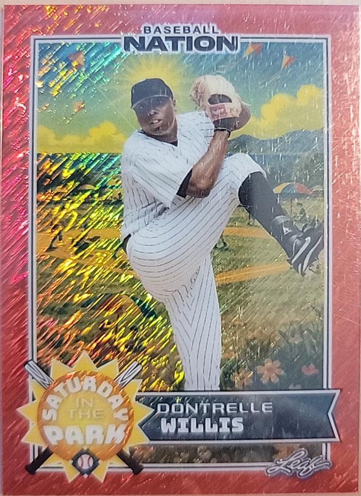 Dontrelle Willis #SB-9 2025 Leaf Baseball Nation Saturday in the Park