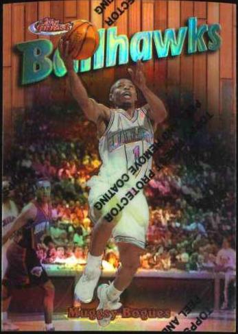 Muggsy Bogues Refractor #47 Basketball Cards 1997 Finest