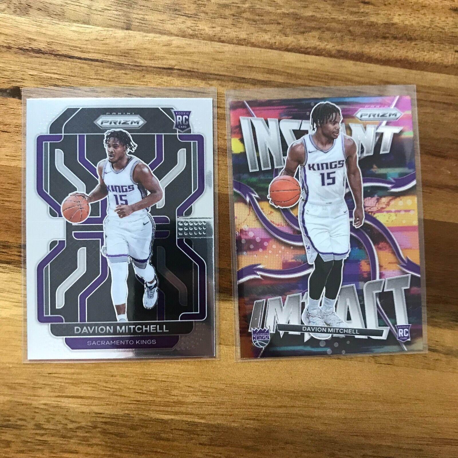 Davion Mitchell #19 Basketball Cards 2021 Panini Prizm Instant Impact