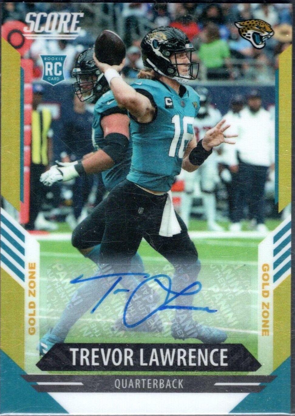 Trevor Lawrence [Signature Gold Zone] #401