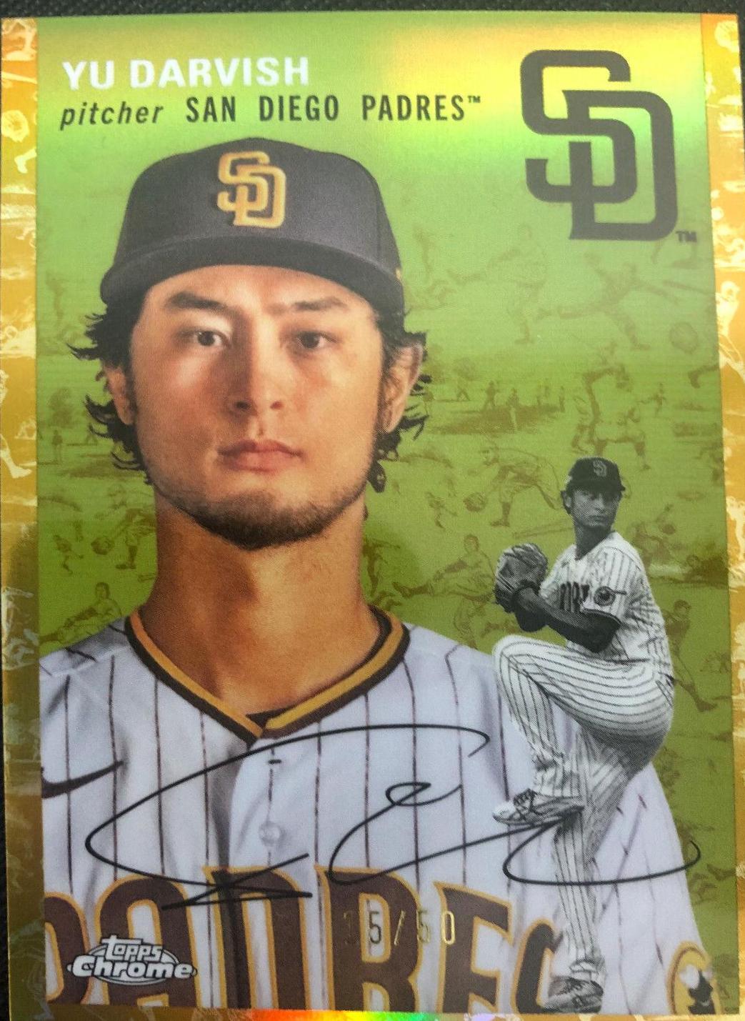 Yu Darvish [Cream Gold Refractor] #320