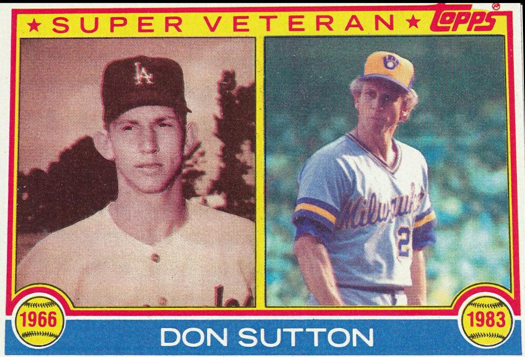 Don Sutton #146 Baseball Cards 1983 Topps