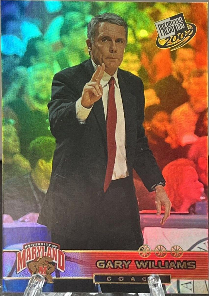 Gary Williams #R38 2002 Press Pass Basketball
