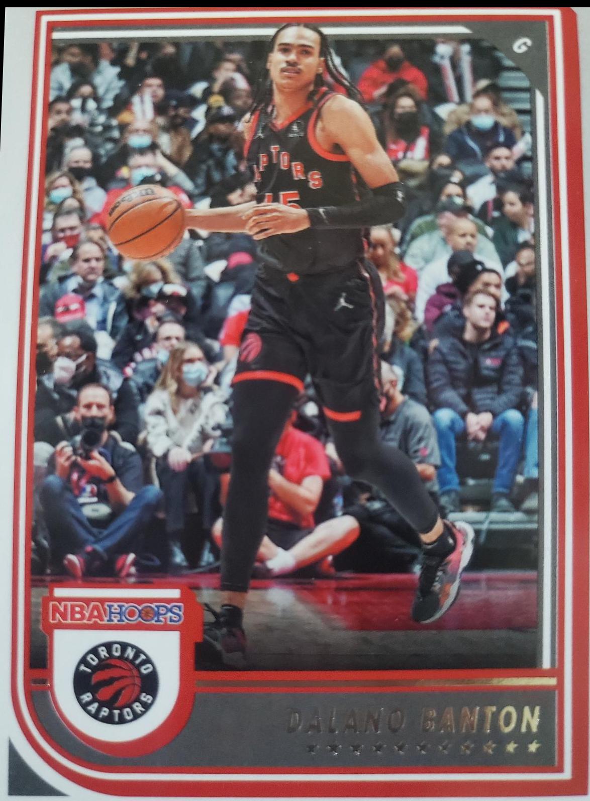 Dalano Banton #43 Basketball Cards 2022 Panini Hoops