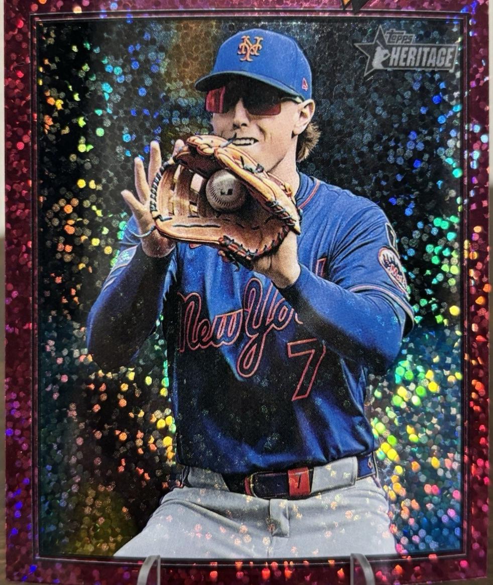 Brett Baty [Burgundy Sparkle Chrome] #19