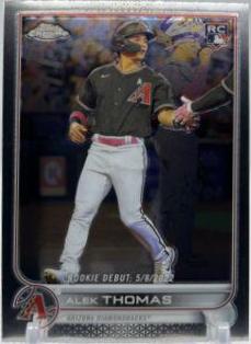 Alek Thomas #USC122 Baseball Cards 2022 Topps Chrome Update
