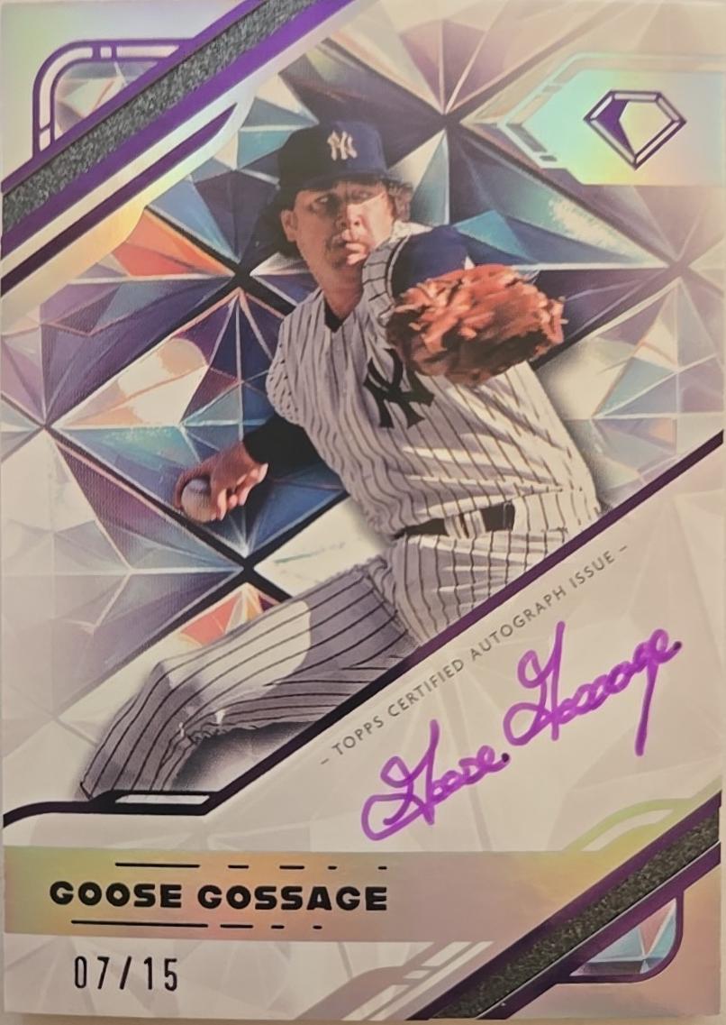 Goose Gossage [Purple Ink] #WPA-GG