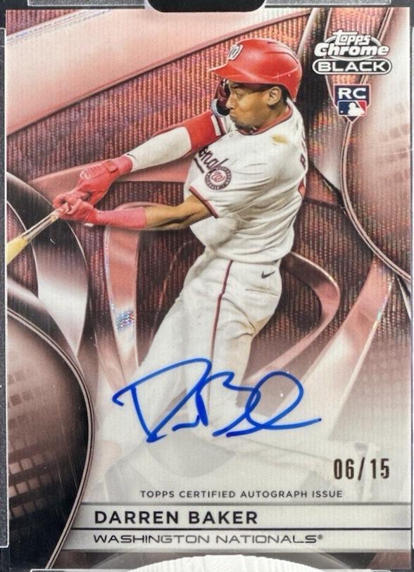 Darren Baker [Rose Gold Wave Refractor] #CBA-DB