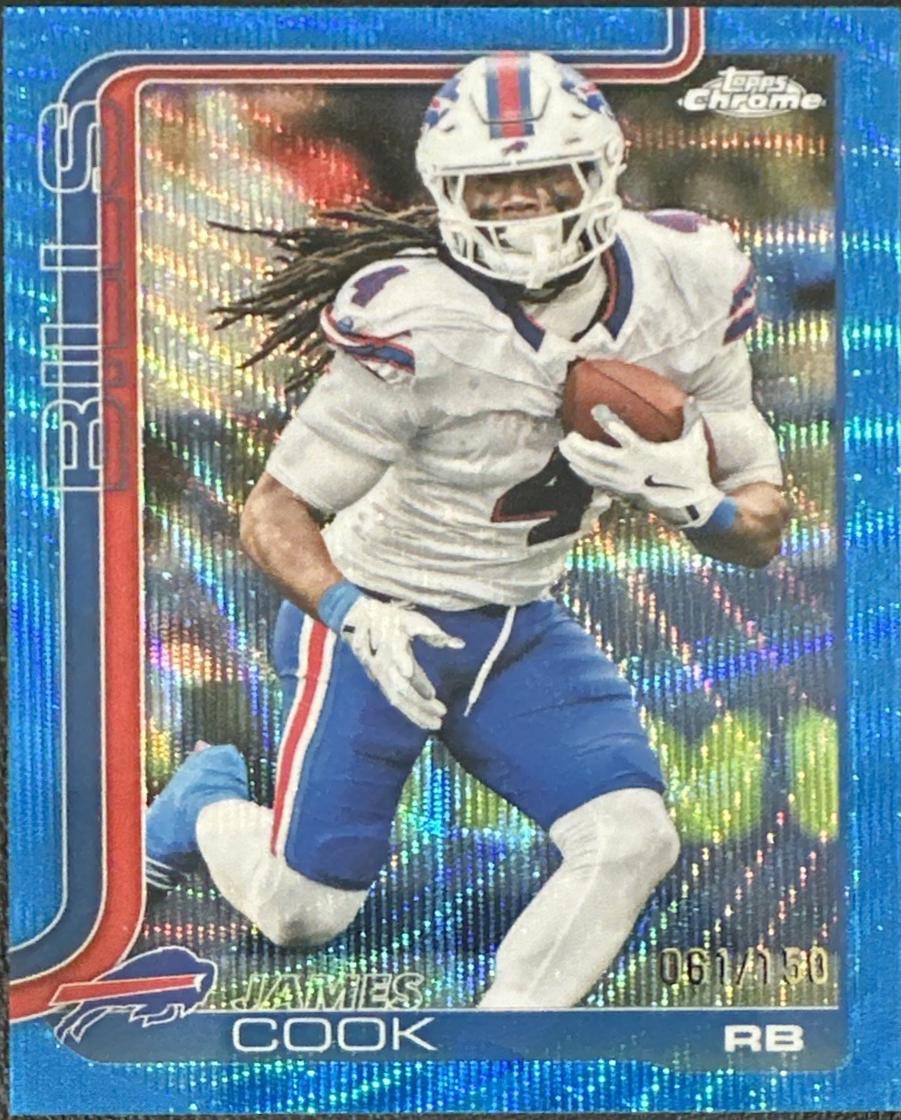 James Cook [Blue Wave Refractor] #35