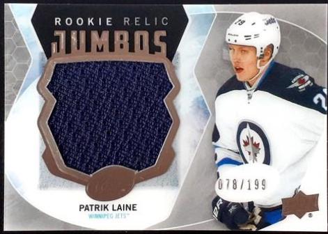 Patrik Laine #RRJ-PL 2016-17 Upper Deck Ice Hockey Rookie Relic Jumbos