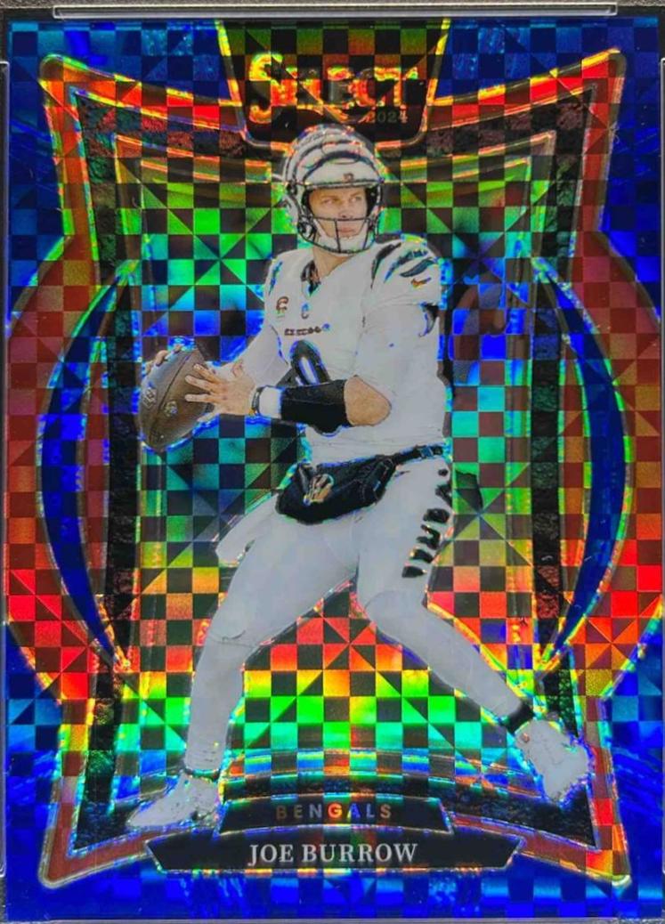 Joe Burrow [Blue Prizm] #39 Prices | 2024 Panini Select | Football