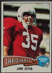 Jim Otis #183 Football Cards 1975 Topps