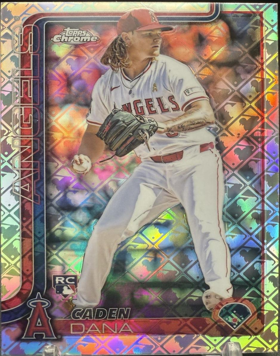 Caden Dana #245 2025 Topps Chrome Logofractor Baseball