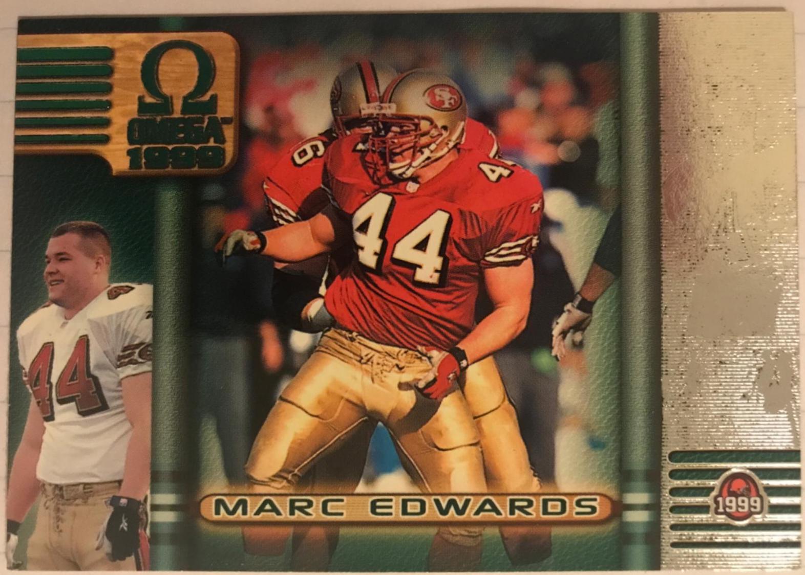 Marc Edwards #59 Football Cards 1999 Pacific Omega