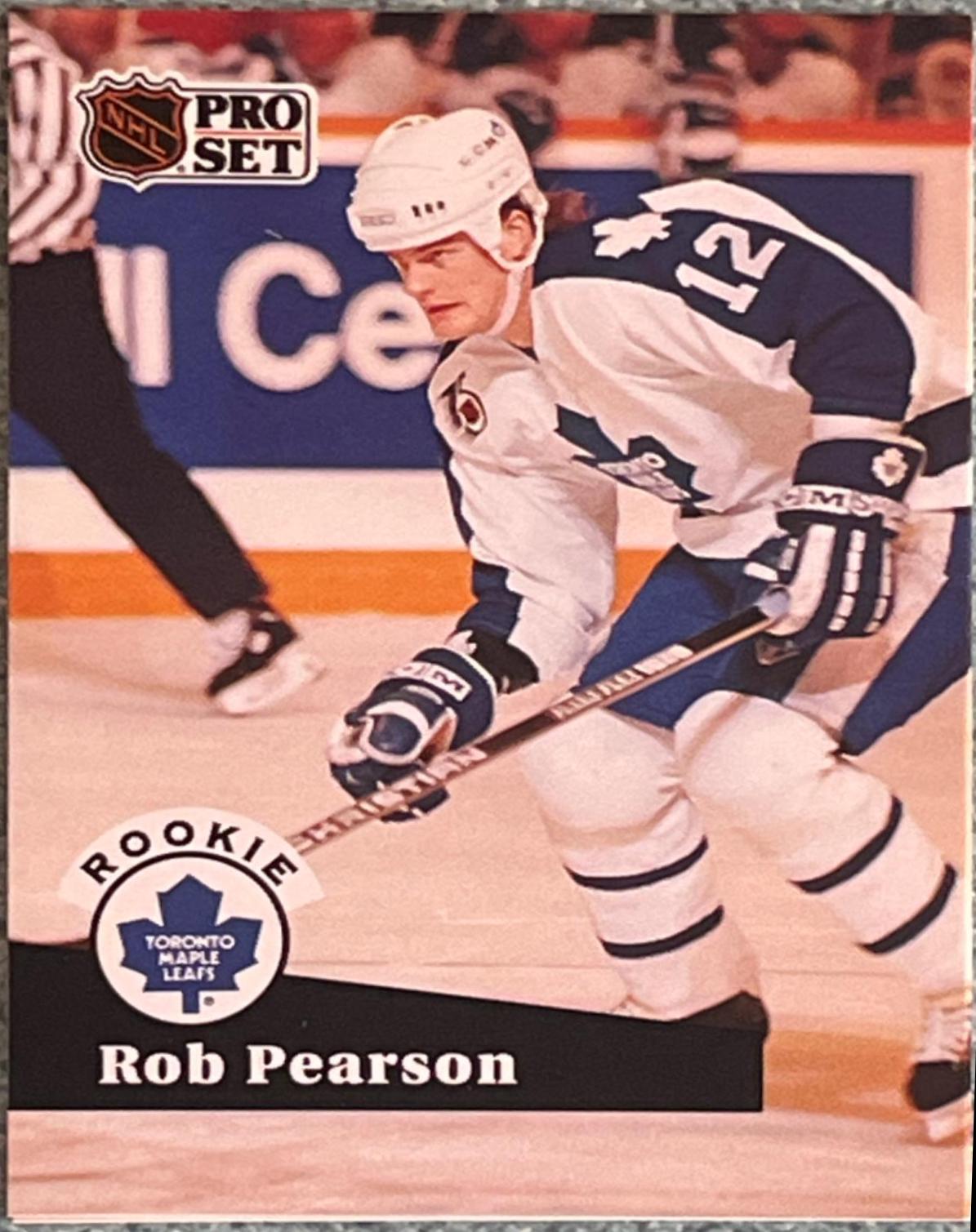 Rob Pearson #562 Hockey Cards 1991 Pro Set