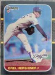 Orel Hershiser #106 Baseball Cards 1987 Donruss Prices