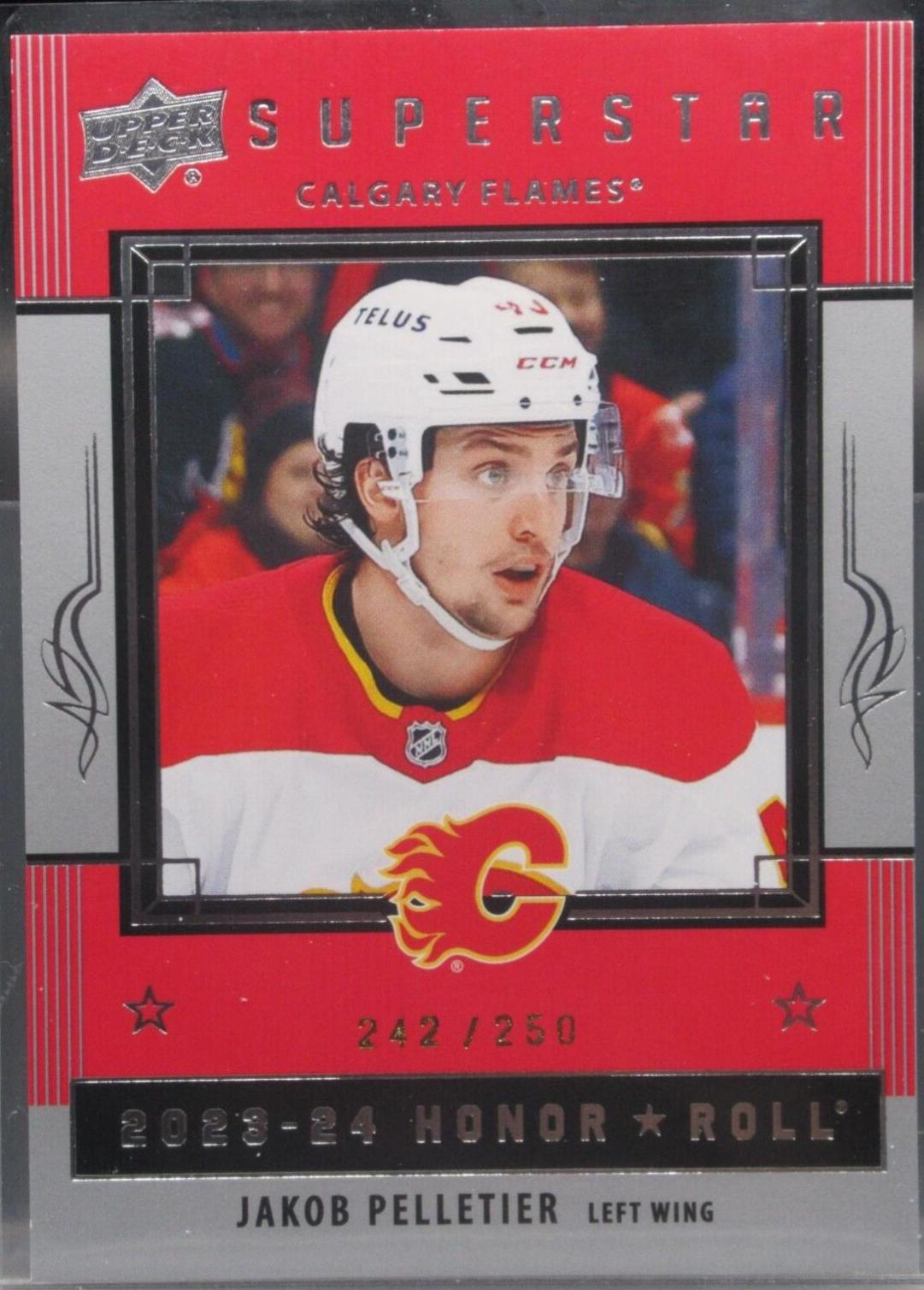 Jakob Pelletier #HR52 Hockey Cards 2023 Upper Deck Honor Roll