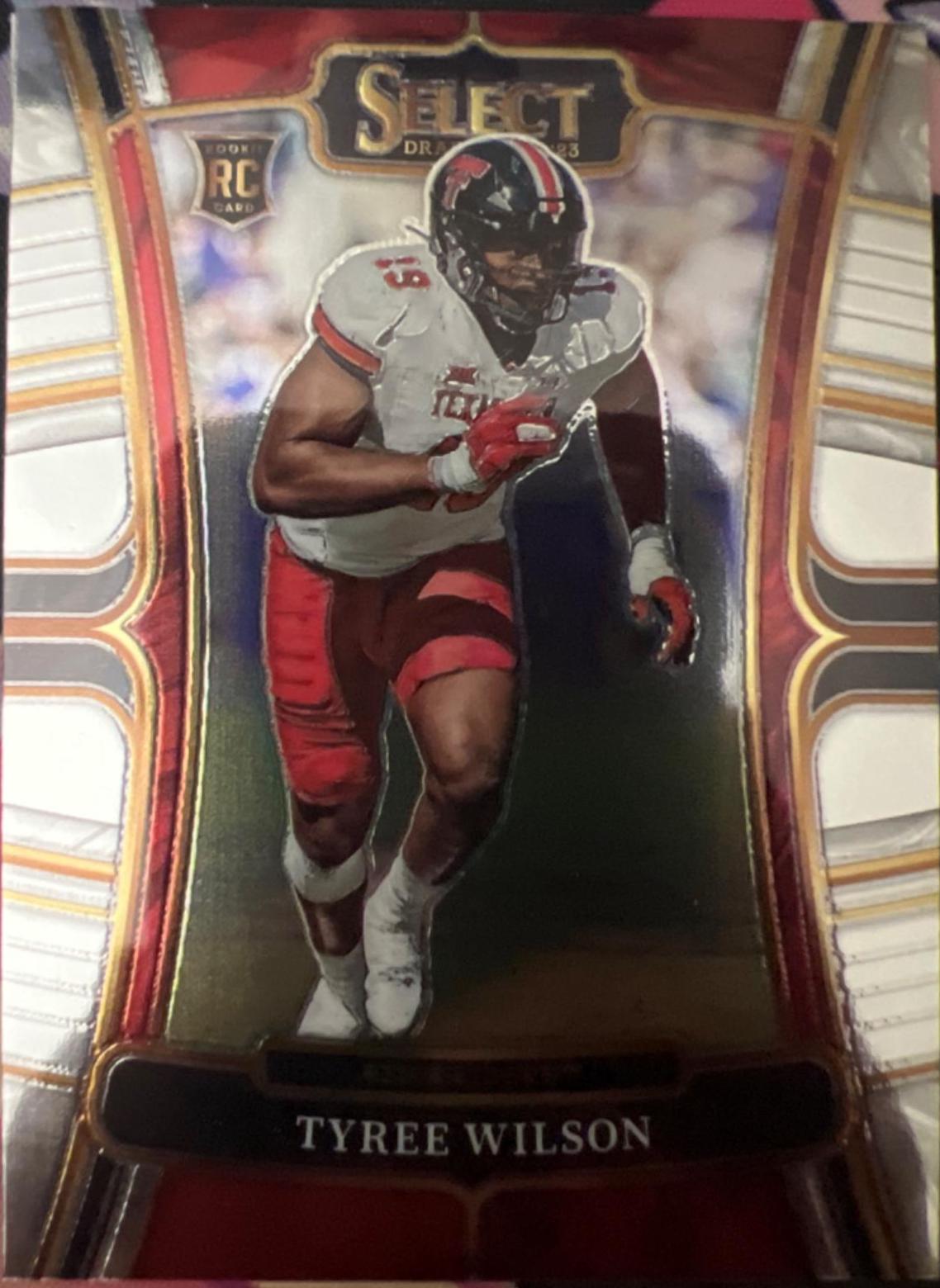 Tyree Wilson #14 Football Cards 2023 Panini Select Draft Picks