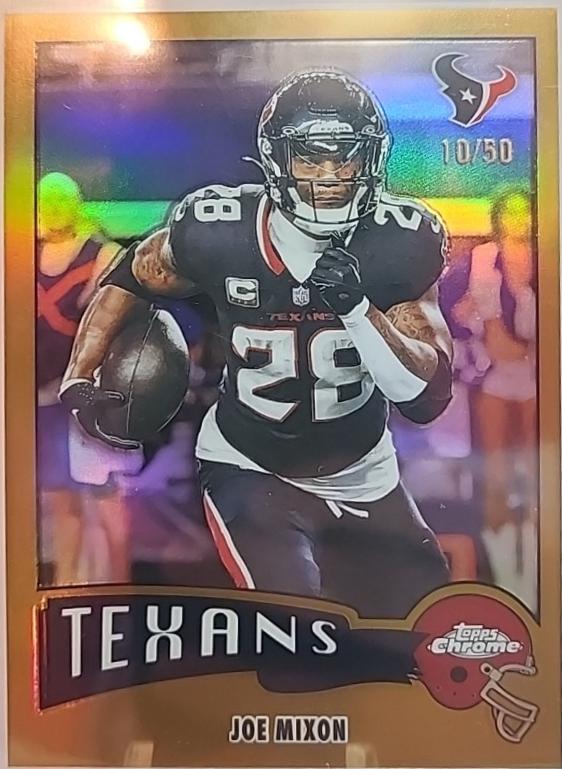 Joe Mixon [Gold Refractor] #1975-14